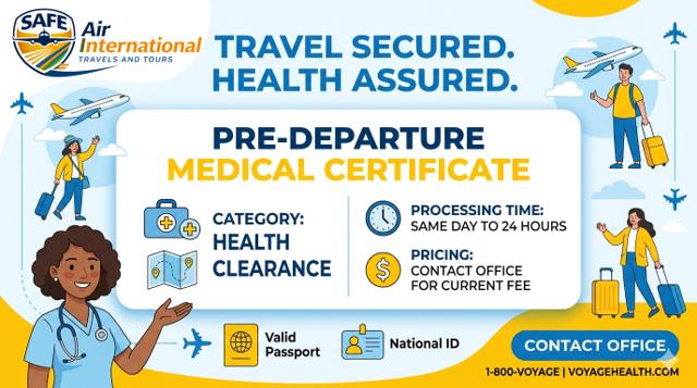 Pre-Departure Medical Certificate