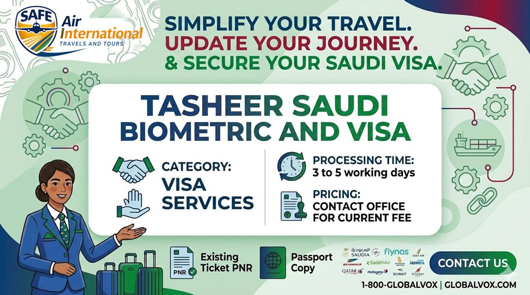 Tasheer Saudi Biometric and Visa